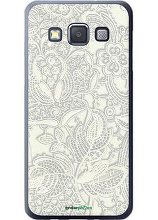 Чехол на samsung galaxy a3 a300h белое кружево "4383t-72-2448"