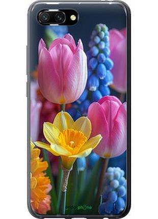 Чохол на huawei honor 10 весняні квіти "6058u-1496-2448"