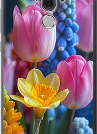 Чохол на huawei mate 9 весняні квіти "6058u-425-2448"