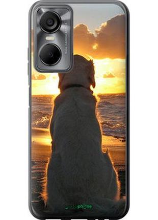 Чохол на tecno pop 6 pro be8 захід і собака "3966u-2929-2448"