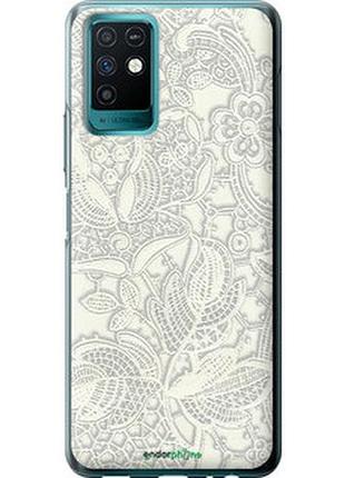 Чохол на infinix note 10 біле мереживо "4383u-2763-2448"