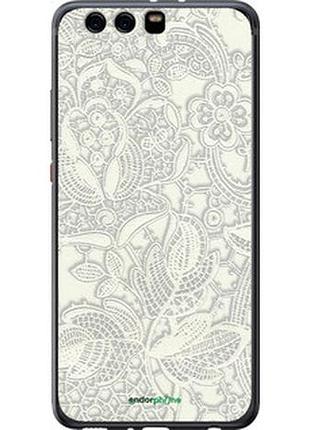 Чехол на huawei p10 plus белое кружево "4383t-963-2448"