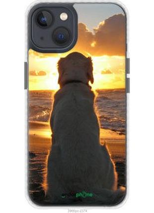 Чохол на iphone 13 закот і собака "3966pc-2374-2448"