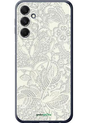 Чехол на samsung galaxy m34 5g белое кружево "4383u-3141-2448"