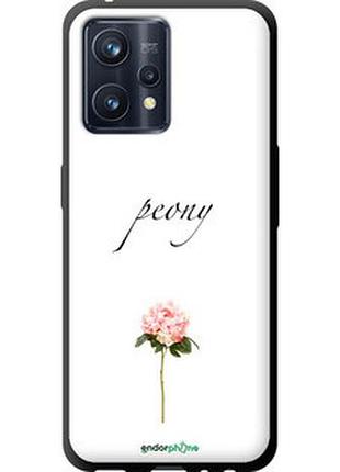 Чехол на realme 9 pro plus пион "4366b-2596-2448"
