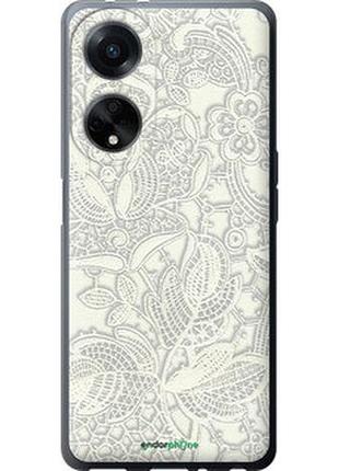 Чехол на oppo a98 белое кружево "4383u-3115-2448"