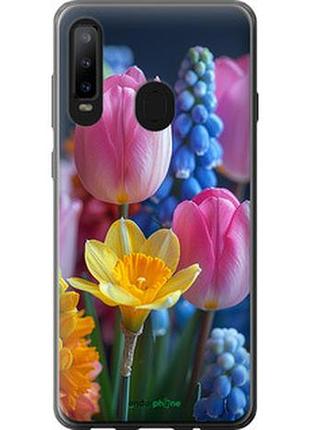 Чехол на samsung galaxy a8s весенние цветы "6058u-1636-2448"