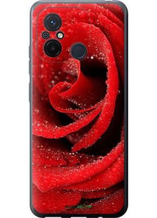 Чехол на xiaomi redmi 12c красная роза "529u-2962-2448"