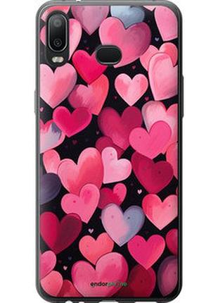 Чехол на samsung galaxy a6s сердечки 4 "5662u-1604-2448"