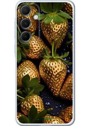Чохол на samsung galaxy a55 золота полуниця "5637u-3617-2448"