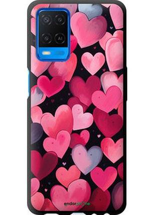 Чехол на oppo a54 сердечки 4 "5662b-2306-2448"