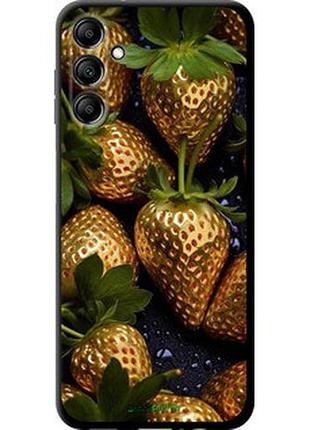 Чохол на samsung galaxy a14 a145f золота полуниця "5637b-2937-2448"