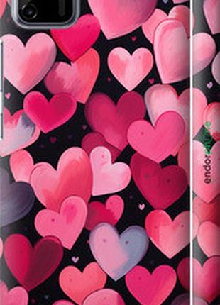 Чехол на realme c11 2020 сердечки 4 "5662m-2031-2448"