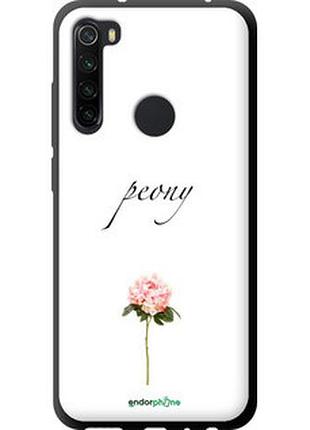 Чехол на xiaomi redmi note 8 пион "4366b-1787-2448"