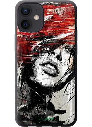 Чехол на iphone 12 mini лицо девушки "1162u-2071-2448"