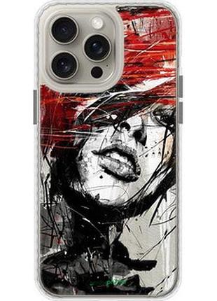 Чохол на iphone 15 pro max обличчя дівчини "1162pm-3098-2448"