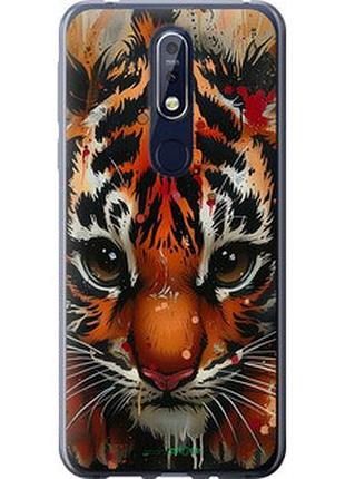 Чехол на nokia 7.1 mini tiger "6052u-1593-2448"