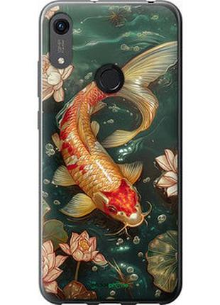 Чехол на huawei honor 8a мелодия лотоса "6106t-1635-2448"