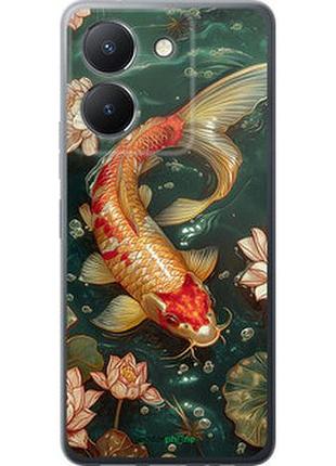 Чохол на vivo y36 4g мелодія лотоса "6106u-3418-2448"
