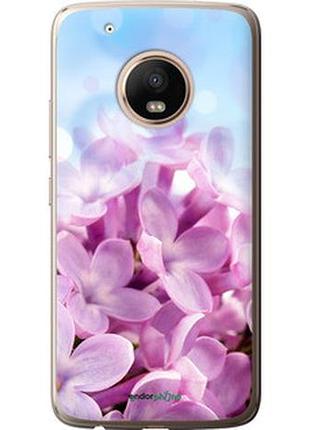 Чехол на motorola moto g5 plus сирень "527u-1038-2448"