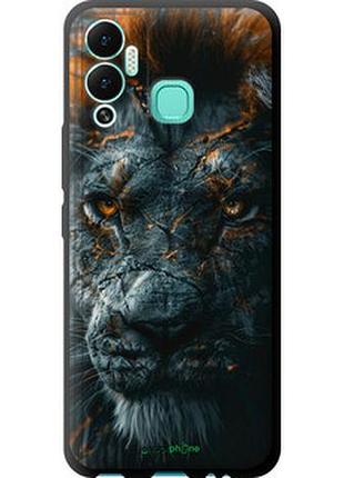 Чехол на infinix hot 12 play пламенный лев "6153b-2759-2448"