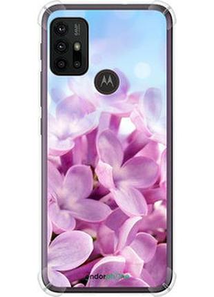 Чехол на motorola moto g10 сирень "527sp-2319-2448"