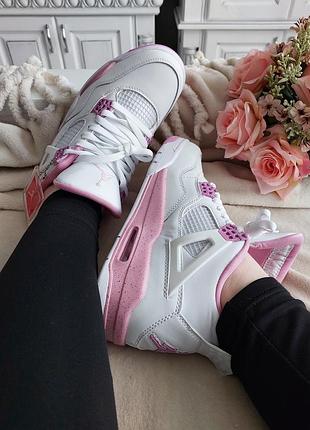 Jordan 4 white/pink