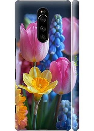 Чохол на sony xperia xz4 весняні квіти "6058m-1623-2448"