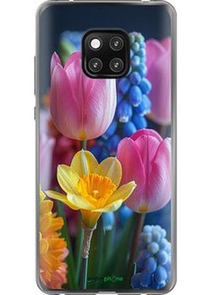 Чохол на huawei mate 20 pro весняні квіти "6058u-1567-2448"