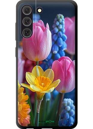 Чехол на samsung galaxy s21 fe весенние цветы "6058b-2302-2448"