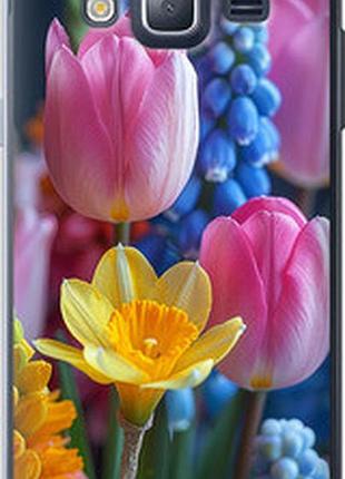 Чехол на samsung galaxy j3 duos (2016) j320h весенние цветы "6058t-265-2448"