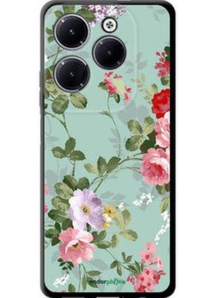Чехол на infinix hot 40 цветочные обои 2 "862b-3503-2448"