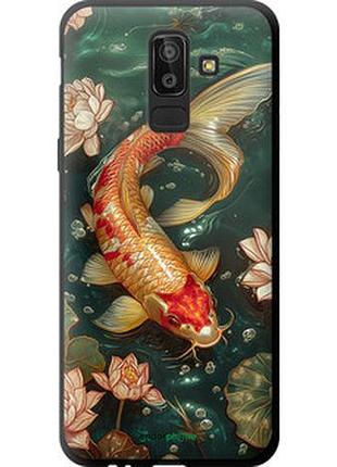 Чехол на samsung galaxy j8 2018 мелодия лотоса "6106b-1511-2448"