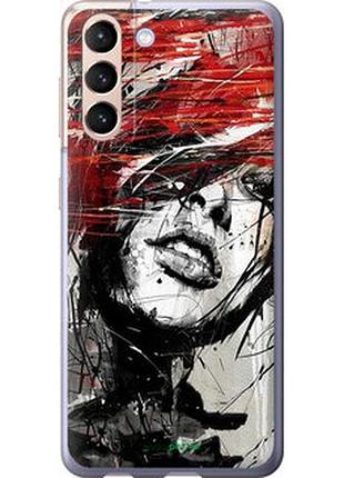 Чехол на samsung galaxy s21 лицо девушки "1162u-2114-2448"