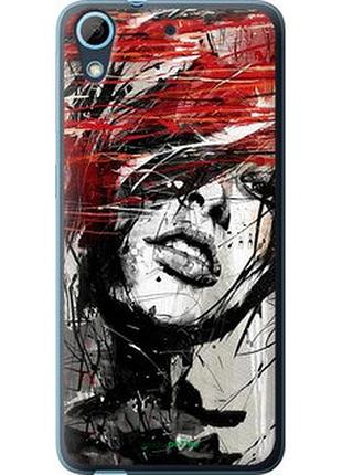 Чехол на htc desire 626g лицо девушки "1162u-144-2448"