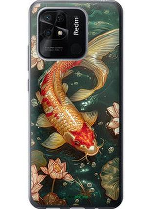 Чехол на xiaomi redmi 10c мелодия лотоса "6106u-2591-2448"