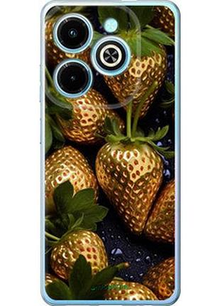 Чехол на infinix hot 40i золотая клубника "5637u-3504-2448"