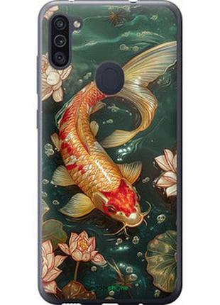 Чехол на samsung galaxy m11 m115f мелодия лотоса "6106t-1905-2448"