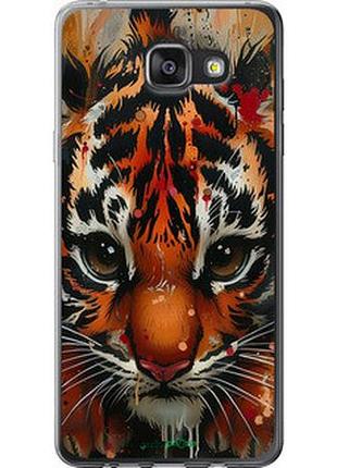 Чехол на samsung galaxy a7 (2016) a710f mini tiger "6052t-121-2448"