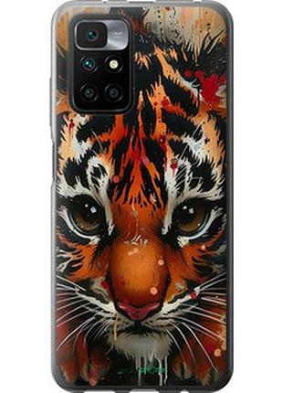 Чехол на xiaomi redmi 10 mini tiger "6052u-2488-2448"
