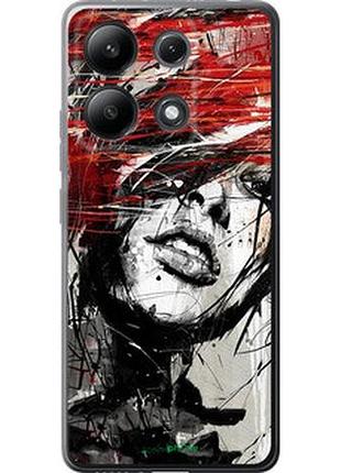 Чохол на xiaomi redmi note 13 4g обличчя дівчини "1162u-3654-2448"