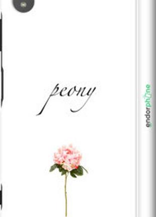 Чехол на sony xperia xa1 plus g3412 пион "4366m-1129-2448"