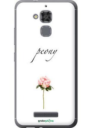 Чехол на asus zenfone 3 max zc520tl пион "4366u-442-2448"