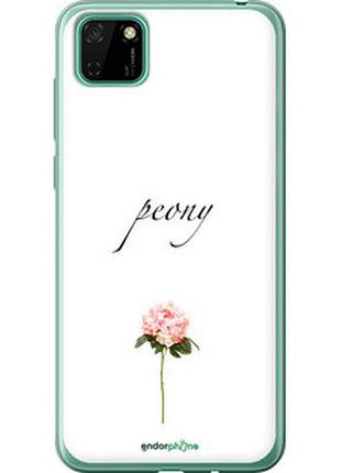 Чехол на huawei y5p пион "4366t-1936-2448"