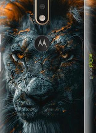 Чохол на motorola moto g4 plus пламний лев "6153m-953-2448"