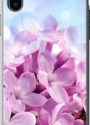 Чехол на iphone x сирень "527t-1050-2448"