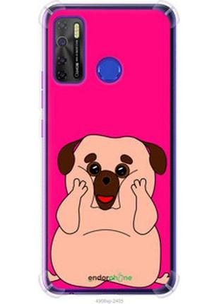 Чехол на tecno spark 5 pro kd7 весёлый мопс "4908sp-2445-2448"