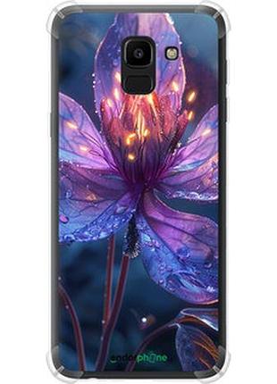 Чехол на samsung galaxy j6 2018 магический цветок "6038sp-1486-2448"