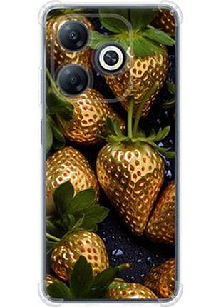 Чохол на tecno spark 20c bg7n золота полуниця "5637sp-3627-2448"
