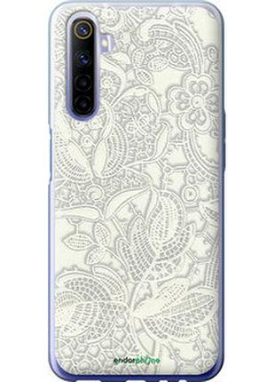 Чохол на realme 6 біле мереживо "4383t-1913-2448"